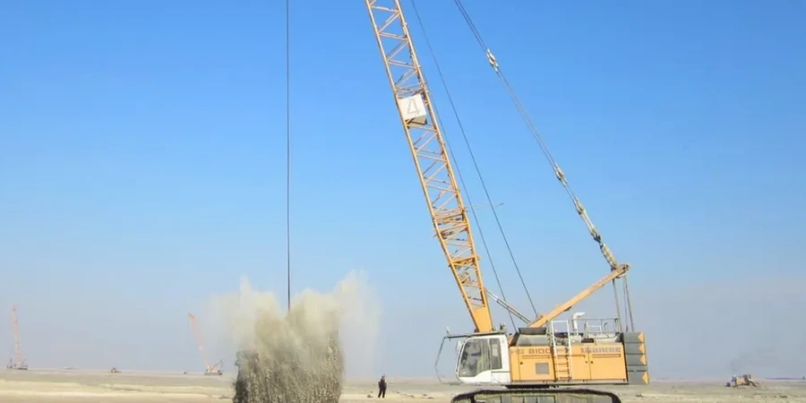 Illustrative image of Dynamic compaction design in Rockhampton